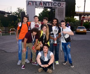 La band di Kizu e Giorgia all'Atlantico di Roma