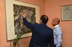 Montalto di Castro - Il ministro del Lavoro delle Mauritius con il sindaco Sergio Caci