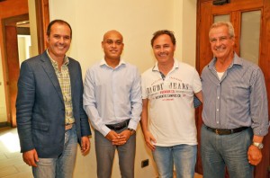 Montalto di Castro - Il ministro del Lavoro delle Mauritius con il sindaco Sergio Caci