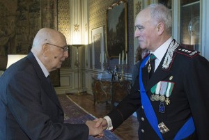 Tullio del Sette insieme a Giorgio Napolitano