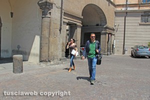 Viterbo - Appalto mense - La forestale in comune