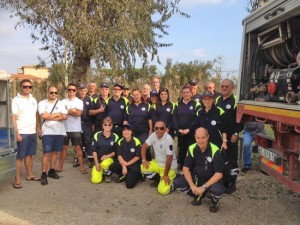 Tarquinia - I volontari del gruppo comunale della protezione civile