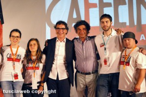 Il pianista Paolo Zanarella e il Il giornalista Lino Lombardi