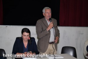 Il sindaco Michelini alla palestra di santa Barbara 