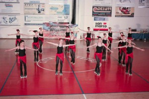 Sport - Un momento del saggio della Asd Star Roller Club Viterbo e Orte, delle "Trilline " e di tutti gli atleti di Viterbo e Bomarzo della Asd Civitavecchia