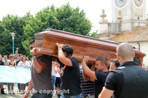 Monte Romano - Il funerale di Valentino Galantuomo