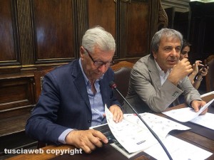 Viterbo - Presentazione Caffeina 2015 - Leonardo Michelini e Antonio Delli Iaconi