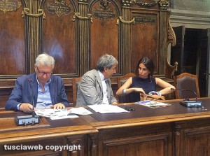 Viterbo - Presentazione Caffeina 2015 - Michelini, Delli Iaconi, Canfora