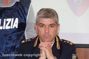 Il vicequestore aggiunto della polizia stradale di Viterbo Gianluca Porroni