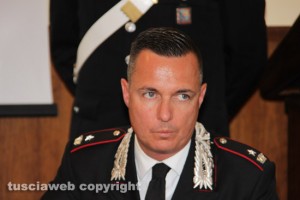 Il maggiore Pietro Rajola Pescarini, comandante dei carabinieri di Tuscania e proveniente dal Noe