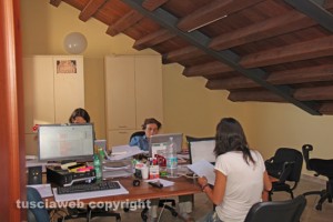 I ragazzi di Caffeina al lavoro