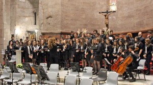 Il coro del liceo musicale santa Rosa da Viterbo