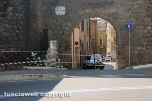 Viterbo - Porta San Marco transennata