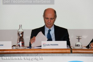 Corrado Passera a Viterbo