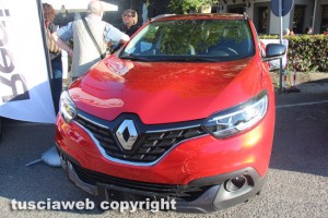 Viterbo - La presentazione davanti a pratogiardino "Lucio Battisti" della nuova Renault Kadjar