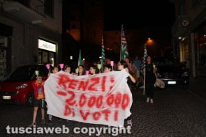 Viterbo - Fiaccolata contro la riforma delle scuola