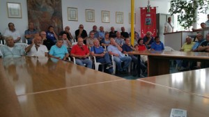 Il pubblico in sala nell'incontro con Coldiretti a Bassano in Teverina