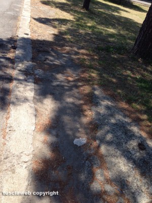 Tuscania - Le condizioni di strade e marciapiedi