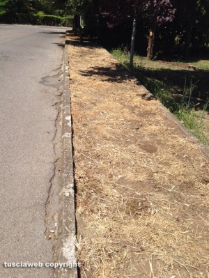 Tuscania - Le condizioni di strade e marciapiedi