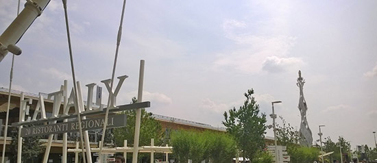 Fiore del cielo vista da Eataly