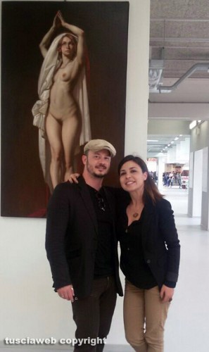 L'artista Roberto Ferri a Expo