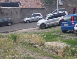 Viterbo - Il parcheggio delle Fortezze