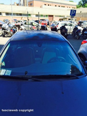 Viterbo - Ospedale Belcolle - I parcheggi per disabili