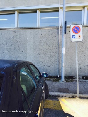 Viterbo - Ospedale Belcolle - I parcheggi per disabili