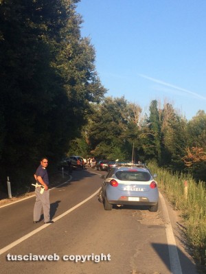 Monte Romano - L'incidente sull'Aurelia Bis