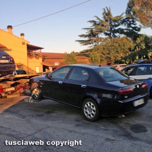 Monte Romano - L'incidente sull'Aurelia Bis - L'alfa Romeo 166 e la  Yamaha di Valentino Galantuomo