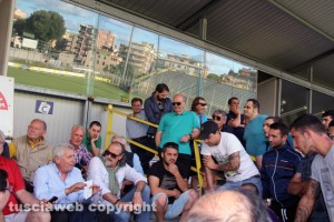Sport - Il sindaco Leonardo Michelini e il consigliere Sergio Insogna incontrano i tifosi della Viterbese