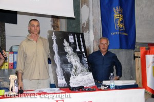 Sodalizio dei facchini - Al via le prove di portata - Vincenzo Fiorillo con Raffaele Ascenzi 