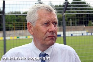 Viterbo - Il sindaco Michelini allo stadio Rocchi