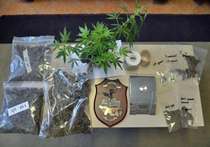 Bassano in Teverina - Il materiale sequestrato dai carabinieri