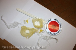 La droga sequestrata dai carabinieri