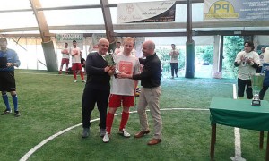 Sport - Calcio a 5 - La premiazione del Caprarola battuto in finale