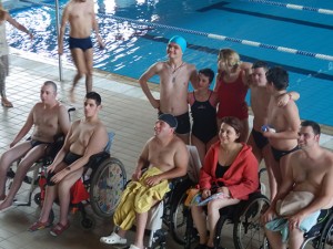 Viterbo - I campionati paralimpici di nuoto alla piscina Larus