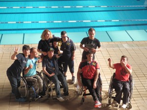 Viterbo - I campionati paralimpici di nuoto alla piscina Larus