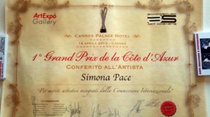 Il premio all'artista di Gallese, Simona Pace