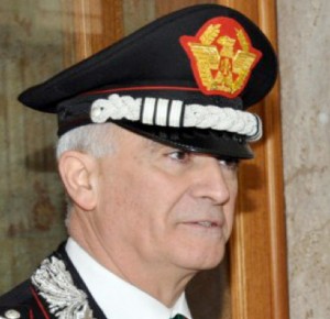 Il comandante generale dell'arma dei carabinieri Tullio Del Sette
