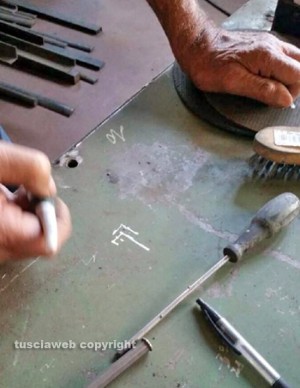 Il contenitore dei biglietti da mettere su Gloria in lavorazione 