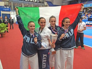 La squadra femminile del Ctr Lazio