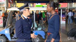 Baby prostituti alla stazione Termini - Una immagine del video della Cnn