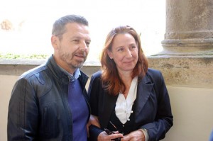 Tuscania - Il sindaco Bartolacci e la direttrice Quaranta