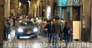 Il centro storico di notte
