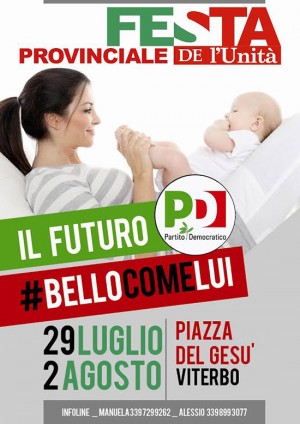 Festa dell'Unità - Il manifesto