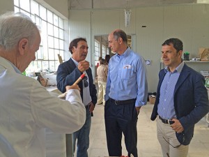Corrado Passera visita il distretto industriale di Civita Castellana