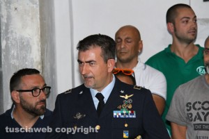 Il colonnello dell’aeronautica Paolo Briancesco alle prove di portata