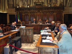 L'incontro a palazzo dei Priori