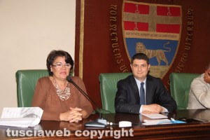 Viterbo - La nuova prefetta Rita Piermatti con Alessandro Mazzoli 
